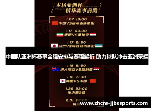 中国队亚洲杯赛事全程安排与赛程解析 助力球队冲击亚洲荣耀