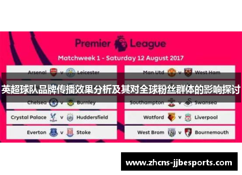 英超球队品牌传播效果分析及其对全球粉丝群体的影响探讨 英超球队品牌传播效果分析及其对全球粉丝群体的影响探讨